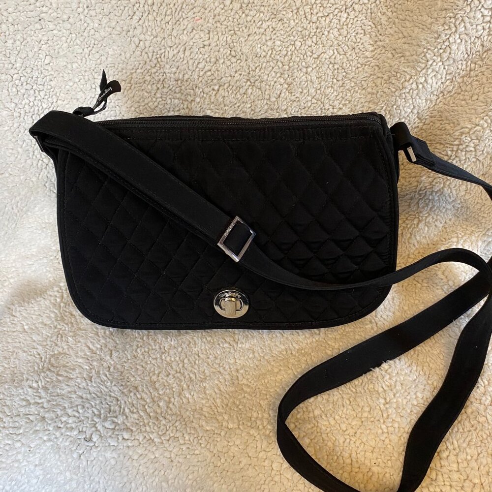 Vera Bradley Black Quilted Crossbody Bag